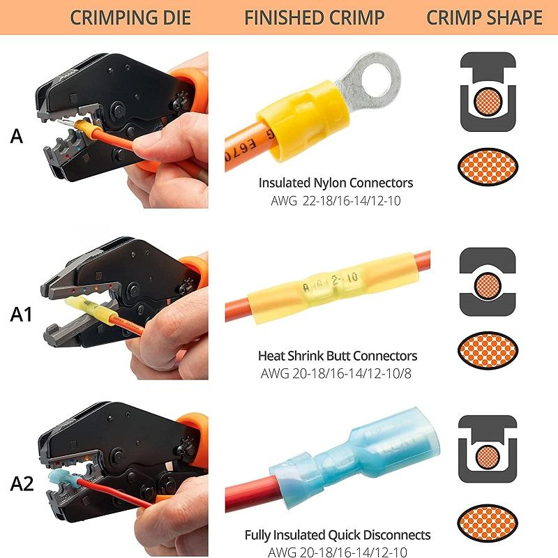 Набор для обжима флажковых разъемов