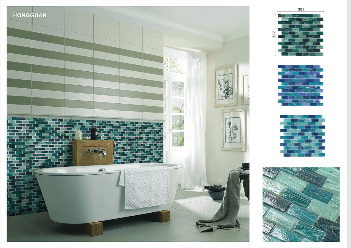 Стеклянная мозаика Vitreous Glass Mозаико для бассейна