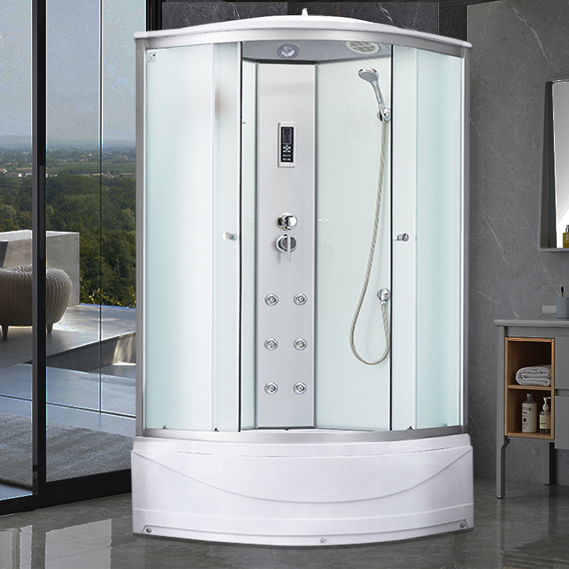 Modern 4 mm Tempered Glass Hydro Massage Steam Bathroom Shower Cabin