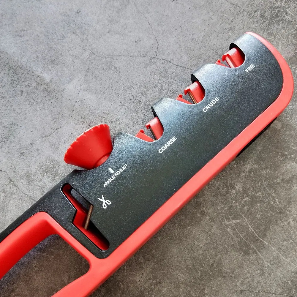 Scissor Sharpener 4 Stage Knife Sharpener Whetstone Adjustable Angle Wbb17252