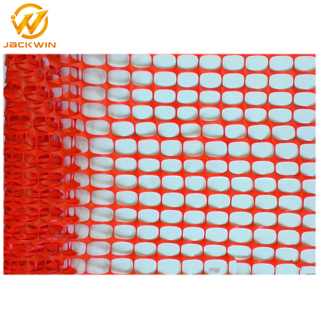 100% New Material 1*50m HDPE Plastic Mesh Orange Safety Fence