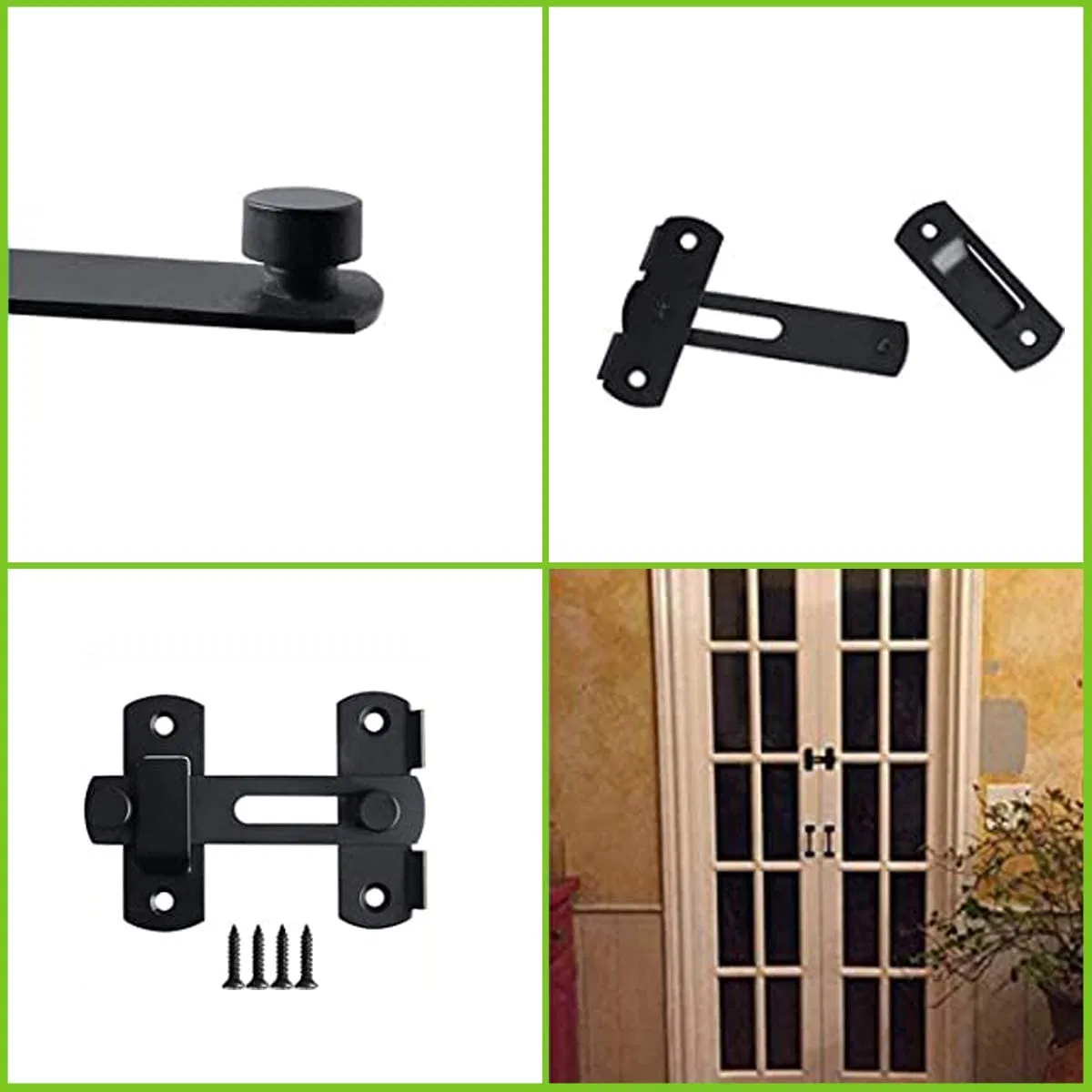 Small Stainless Steel Door Lock Flip Lock Safety Door Bolt
