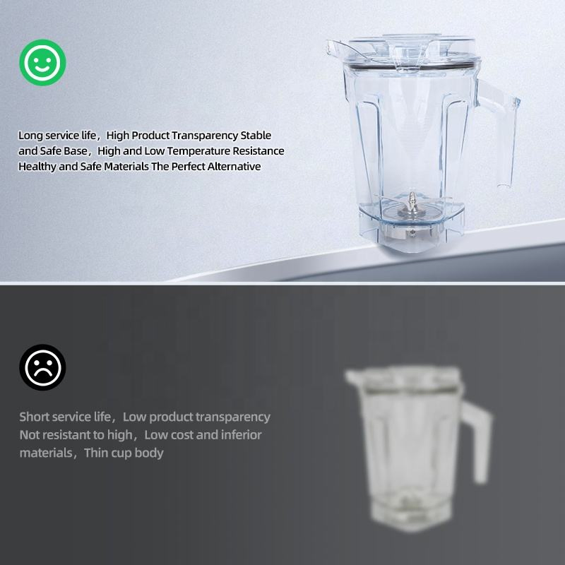 Vitamx A3500 Series 64 Oz. Plastic Jar with Lid. Blade and Bottom as a Set