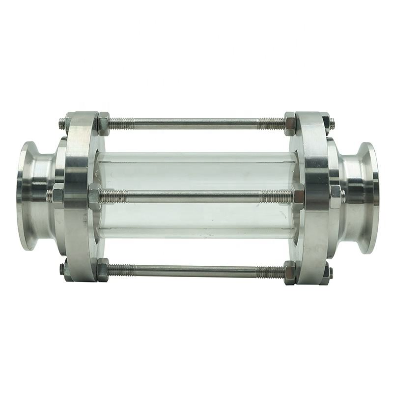 Clamp Sight Glass Stainless Steel 304 316 Sanitary Tubular Straight Triclamp Sight Glass with Clamp End
