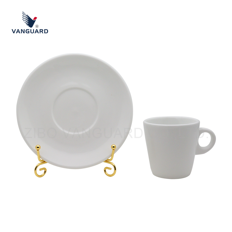 Фарфоровый набор чашка с блюдцем для ресторана