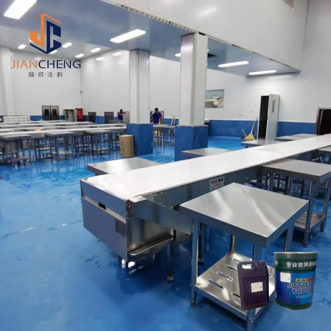 Water Based PU Polyurethane Cement Floor for Food Plant System