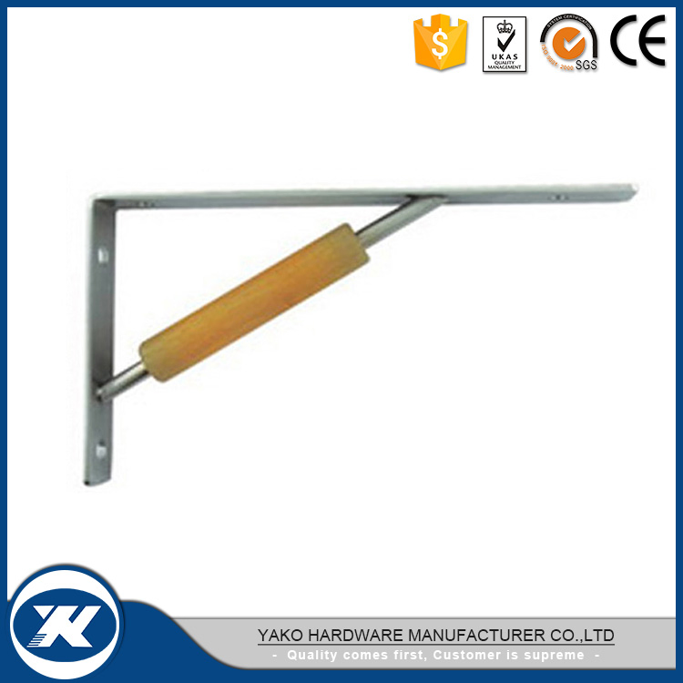 Yako Hardware Washroom Wall Mount Glass Shelf Holding Bracket (YWB-017SS)