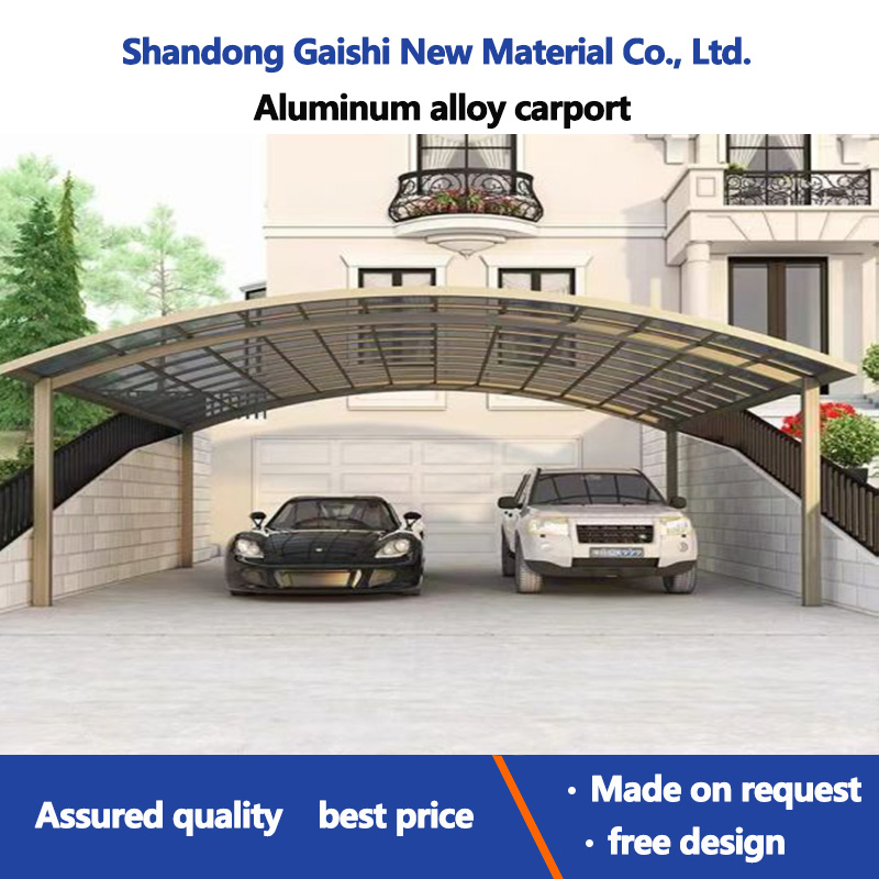 Best Price PC Solid Sheet Aluminum Alloy Shed for The Car Parking