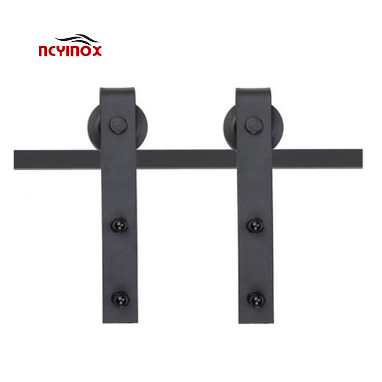 Barn Door Hardware Sliding Pulling Barn Door Roller Set for Wooden Door