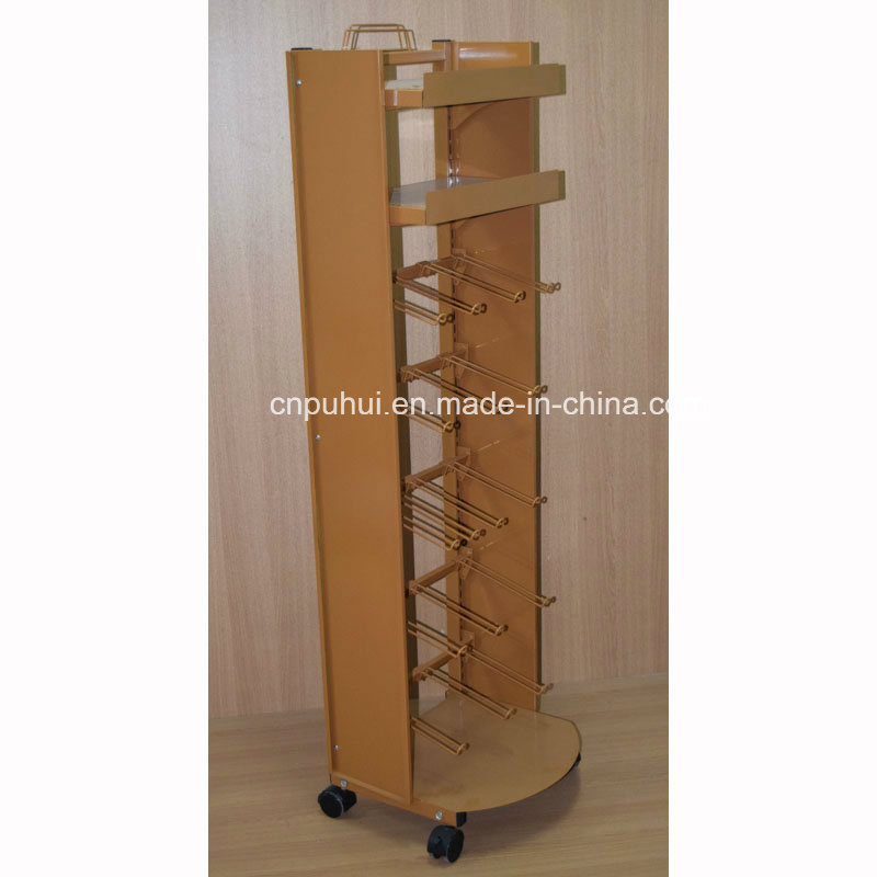 Single Sided Blister Packages Gloves Floor Standing Metal Display Rack (PHY374)