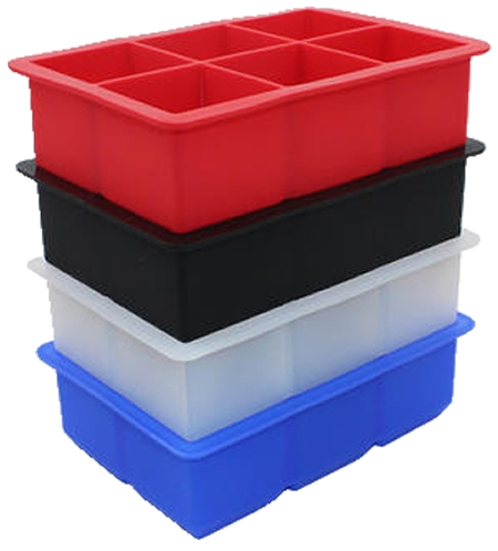 Easy-Release Ice Cubes Maker with Spill-Resistant Silicone Ice Tray Household Refrigerator Homemade