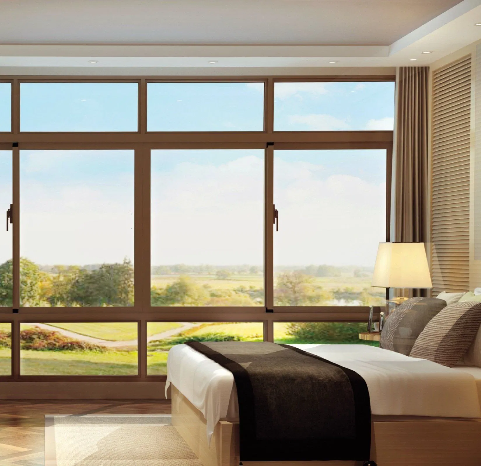 Алюминиевое раздвижное окно 8018 серии