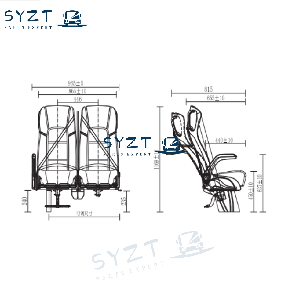 Эргономичные прочные сиденья для автобусов с красочными креативными принтами и совместимостью с несколькими моделями