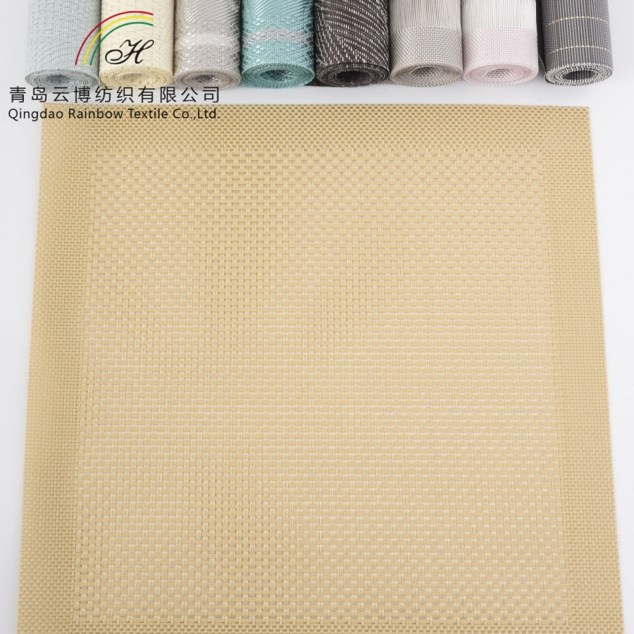 Cheap Price Square Custom Printed PVC Placemat for Famliy Restaurant Table