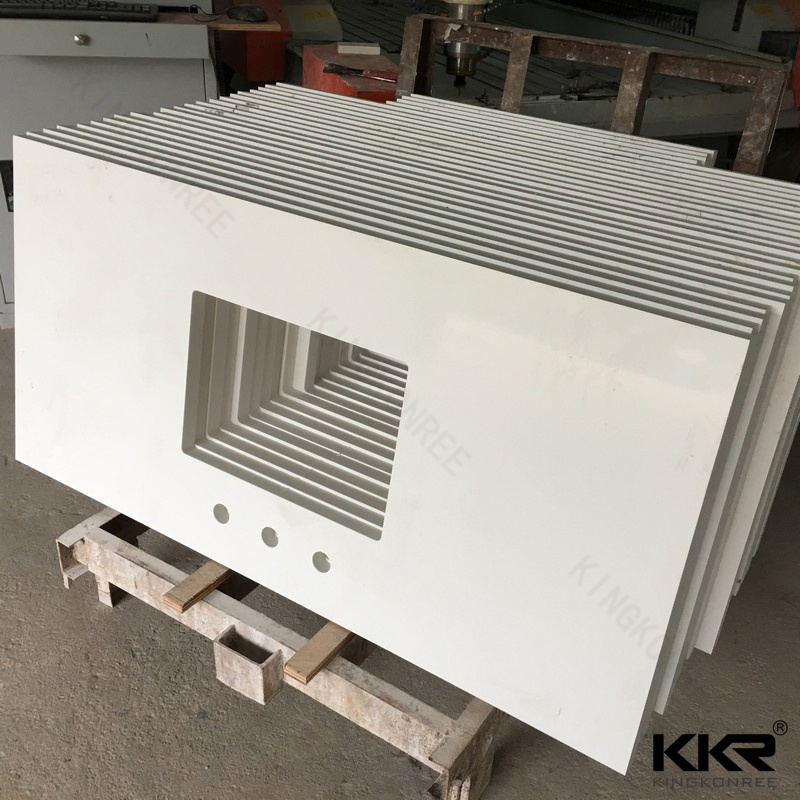 Kitchen Ware Artificial Stone Acrylic Solid Surface Countertop 0217