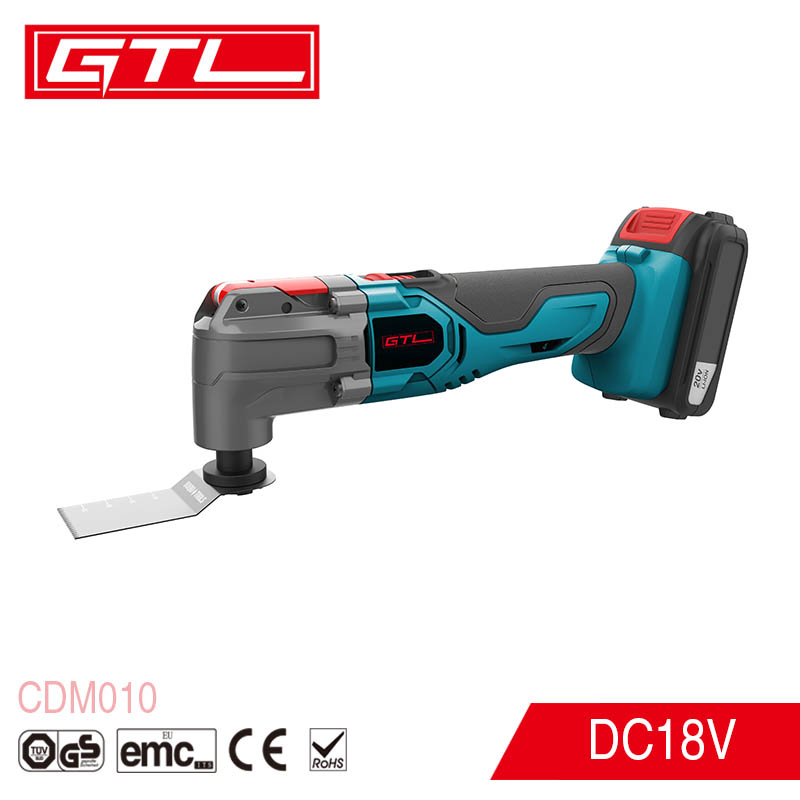 18V Lithium Cutter Tools Quick Blade Change Cordless Oscillating Multi-Tool (CDM010)