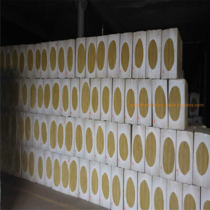 1000X600X50mm Aluminum Al Foil Coated High Density 160kg/M3 Rockwool Sandwich Mineral Rock Wool Panel for Heat Roof Wall Thermal Insulation Materials