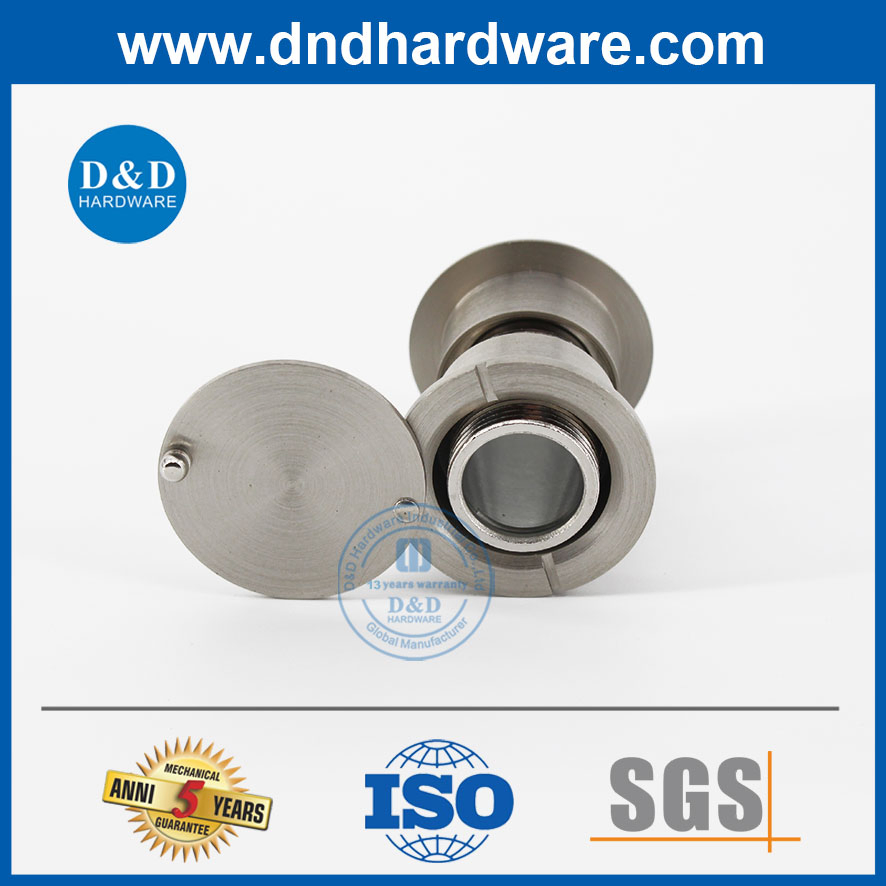 Satin Nickel Door Hardware Accessories Door Viewer Peephole with Cover