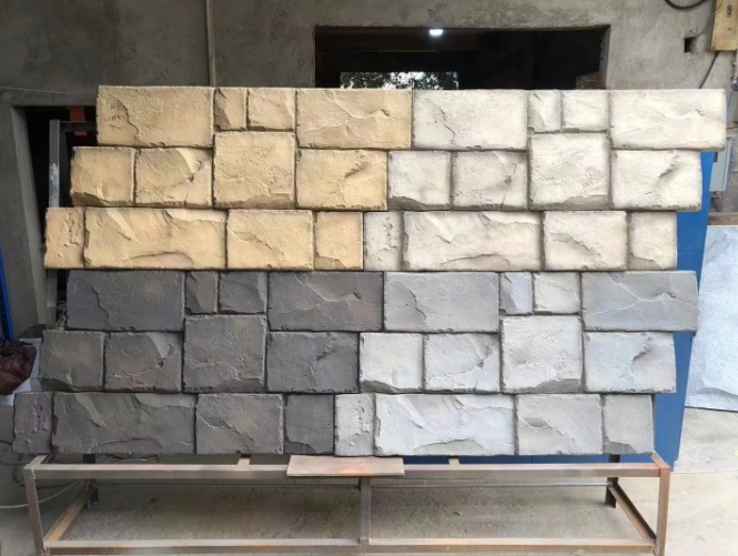 Foshan Greenway Stone Polyurethane Faux Rock Culture Stone Exterior Decorative Faux PU Stone Wall Panel