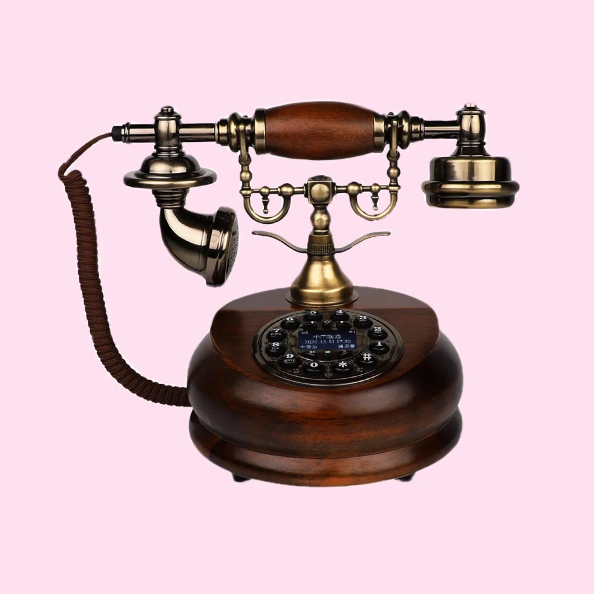Vintage Retro Antique Telephone with Voice Recording Feature