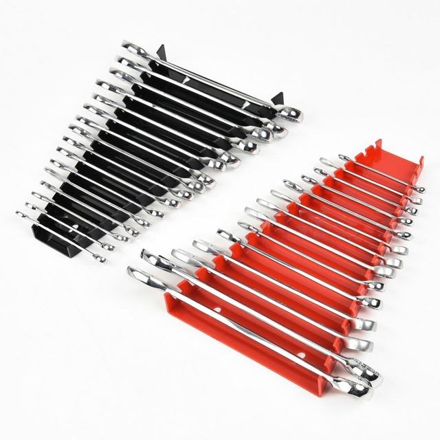 Wall Mounted Gripper Wrench Tool Organizer Tool Storage Rack