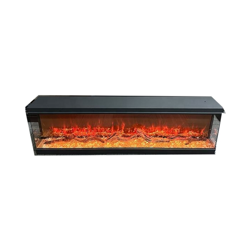 New Fashion Stylish Adjustable Flame 3 Sided Electric Fireplace
