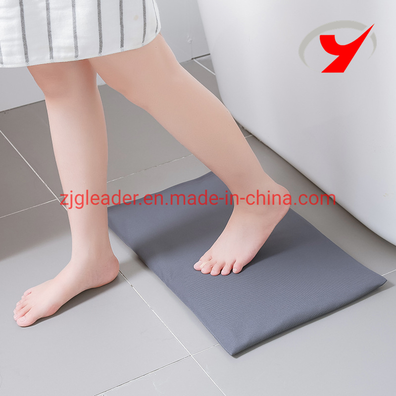 Zjgleader New Arrived Customized Soft Diatomite Mat Diatom Mud