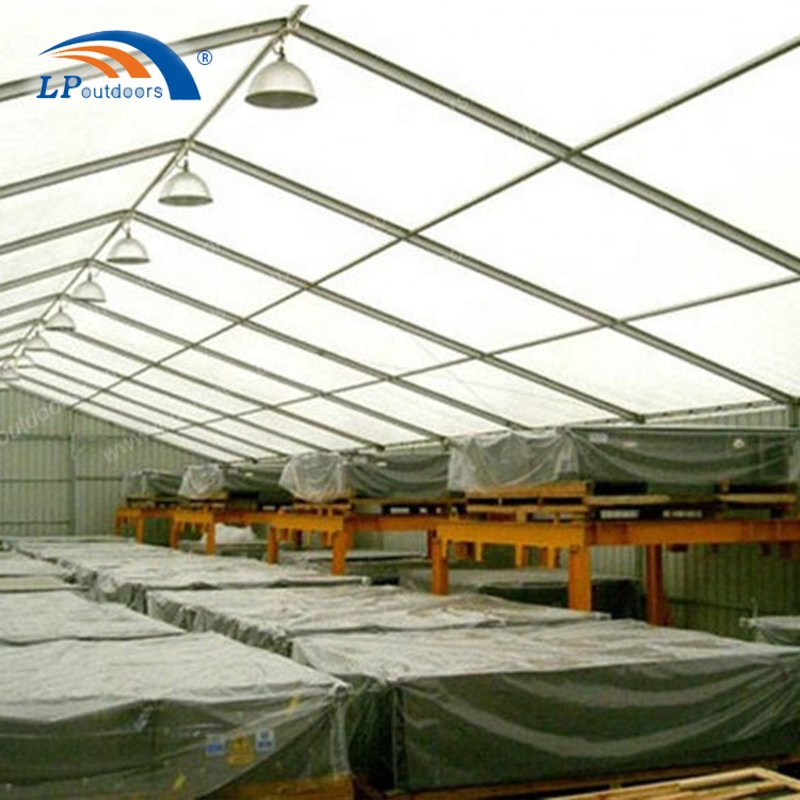 Custom Aluminum Outdoor PVC Fabric Tent with Waterproof Roof Top for Warehouse