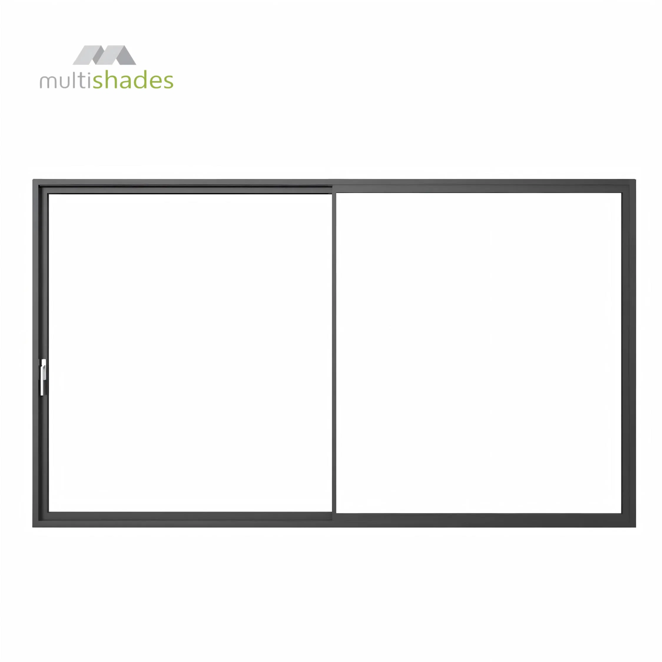 Multishades Nfrc Standard Aluminum Sliding Door Tempered Glass Aluminium Sliding Door for Balcony & Courtyard Patio