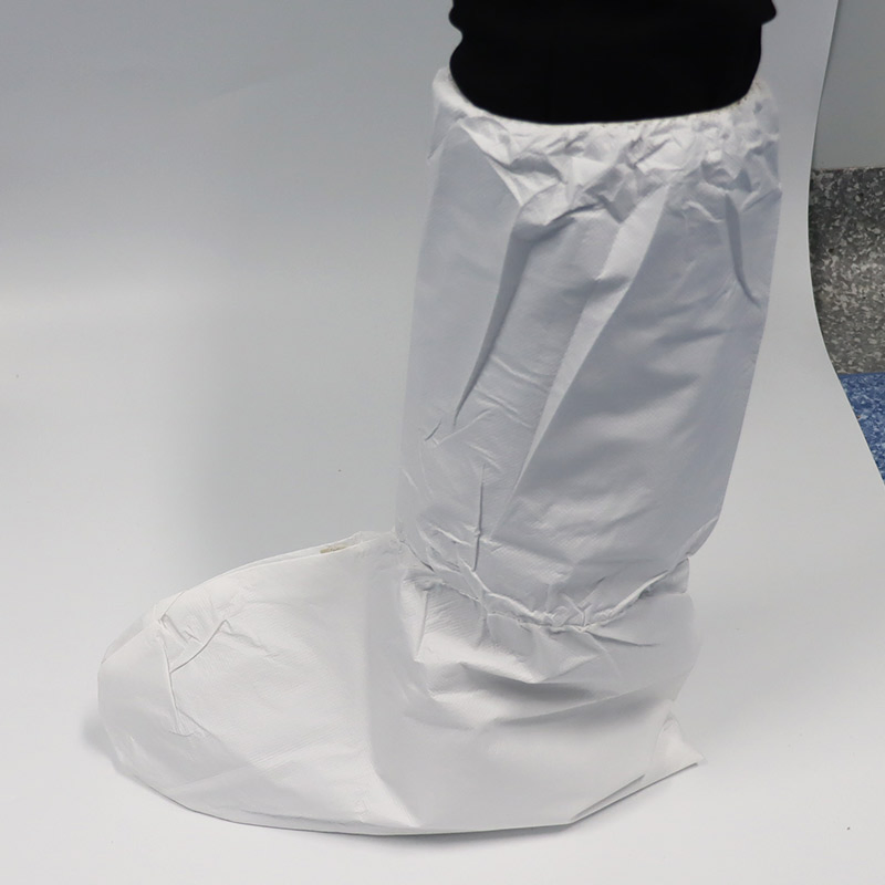 Plastic Long Shoe Cover Clear Waterproof Anti-Slip Overshoe for Women Men Water Boots Cover Rainy Day Use Cover