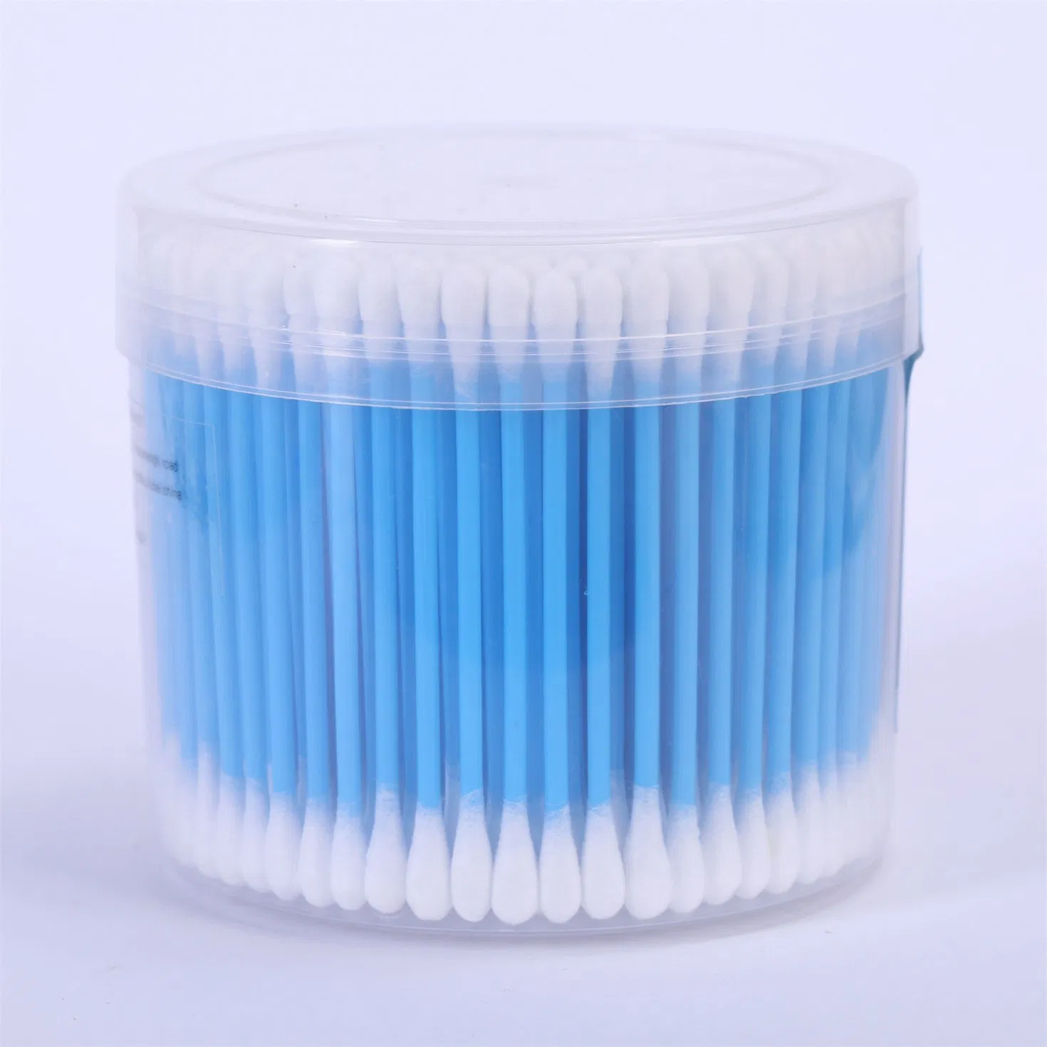 Disposable Cotton Swab with Plastic Cover for Lab Use and Make up