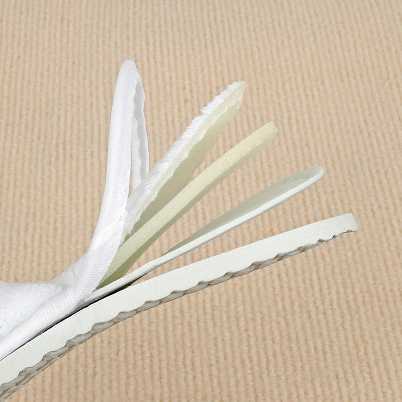 Indoor Customized Disposal Hotel Slippers Wholesale Hotel Slippers Disposable Bedroom Bathroom