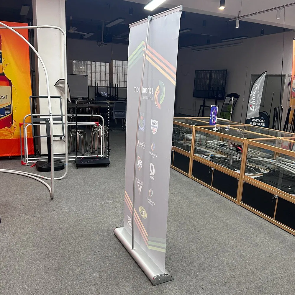Economy Roll up Banners with Logo and Stand Retractable Pull up Stand Marketing Roll up Stand for Display