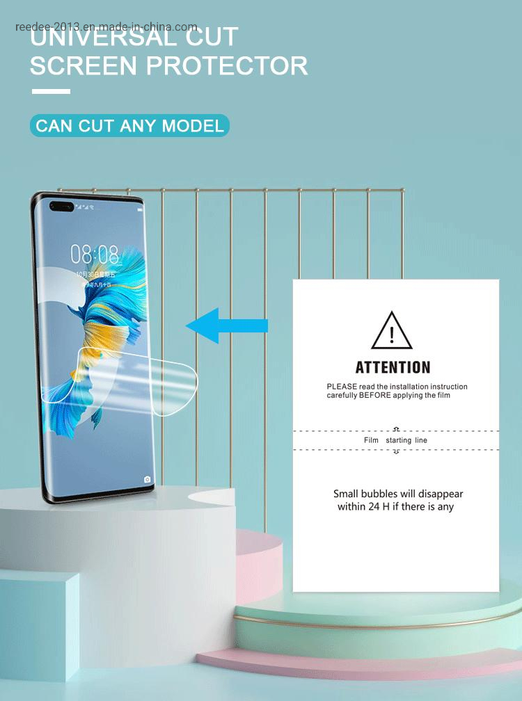 120*180mm Clear TPU Sheet Hydrogel Film Screen Protector TPU Film