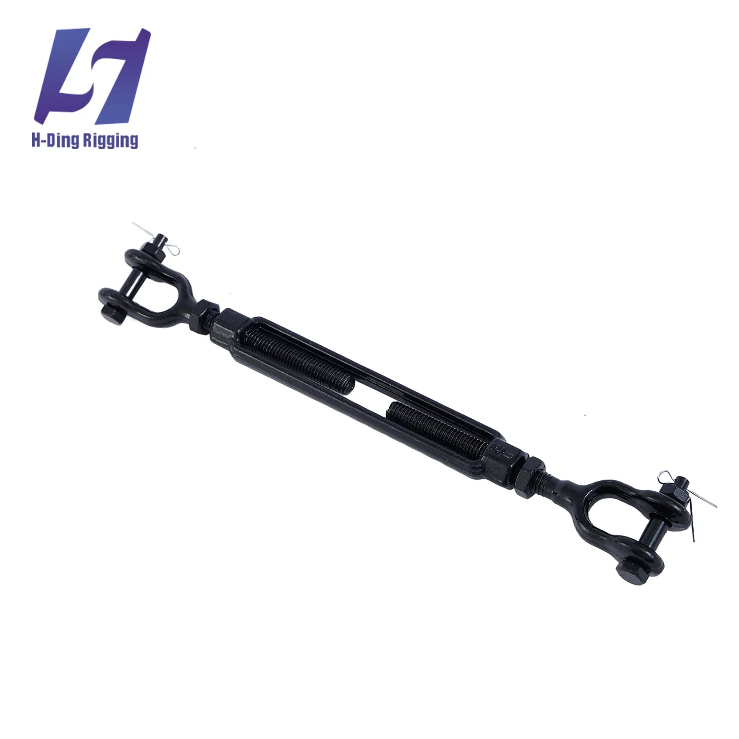 Us Style Jaw Jaw Turnbuckle Black Polymer Coated for Heavy Duty Applications