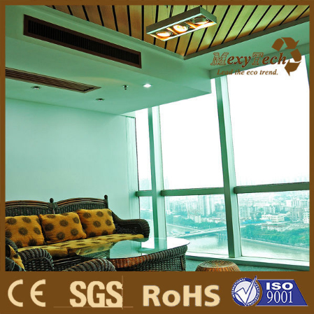 Fire Resistance WPC Flat Decign Ceiling for House Decoration