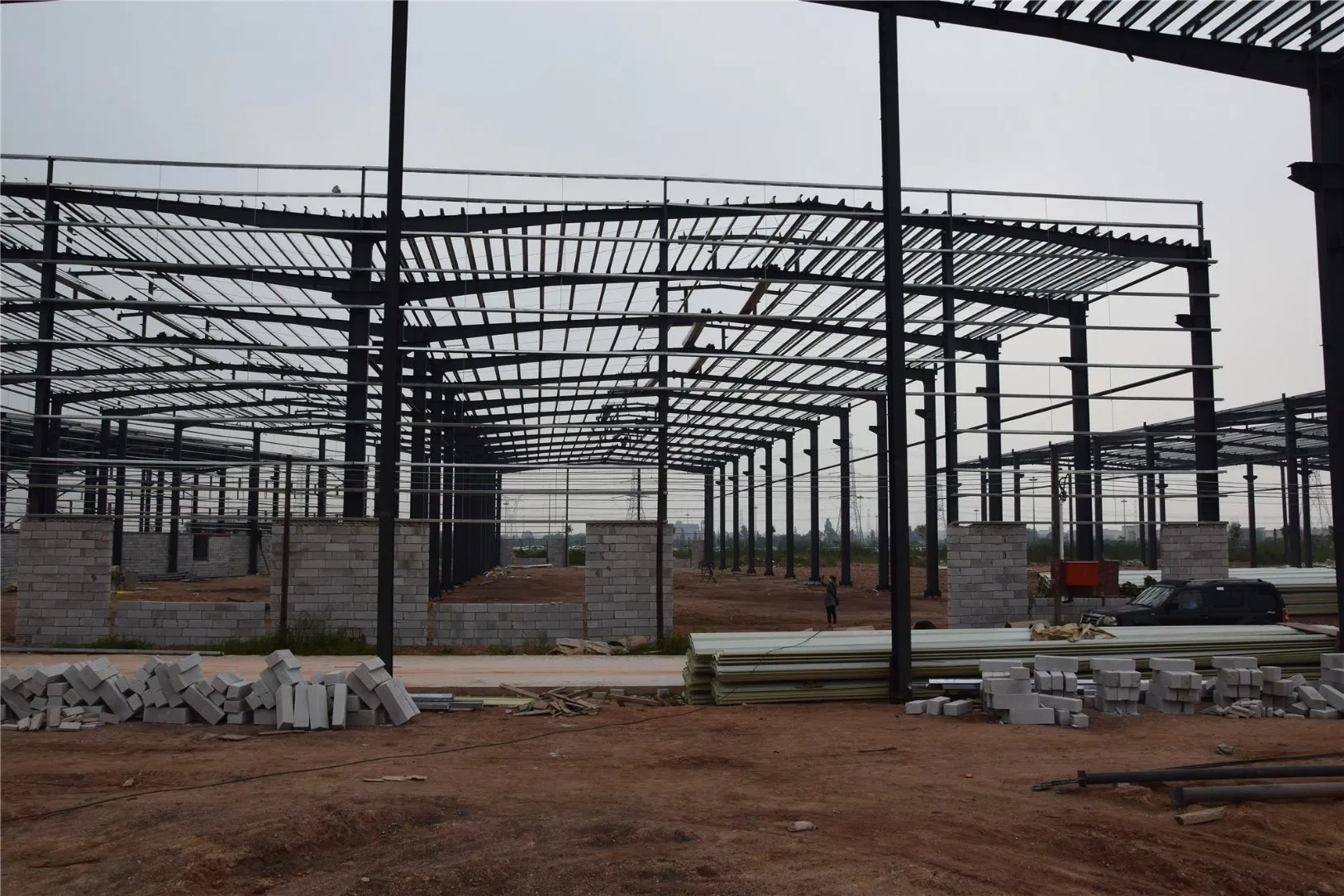 Steel Roof Panel H Beam Prefabricated Building Material Designs Steel Building Kits Prefabricated Apartments Building