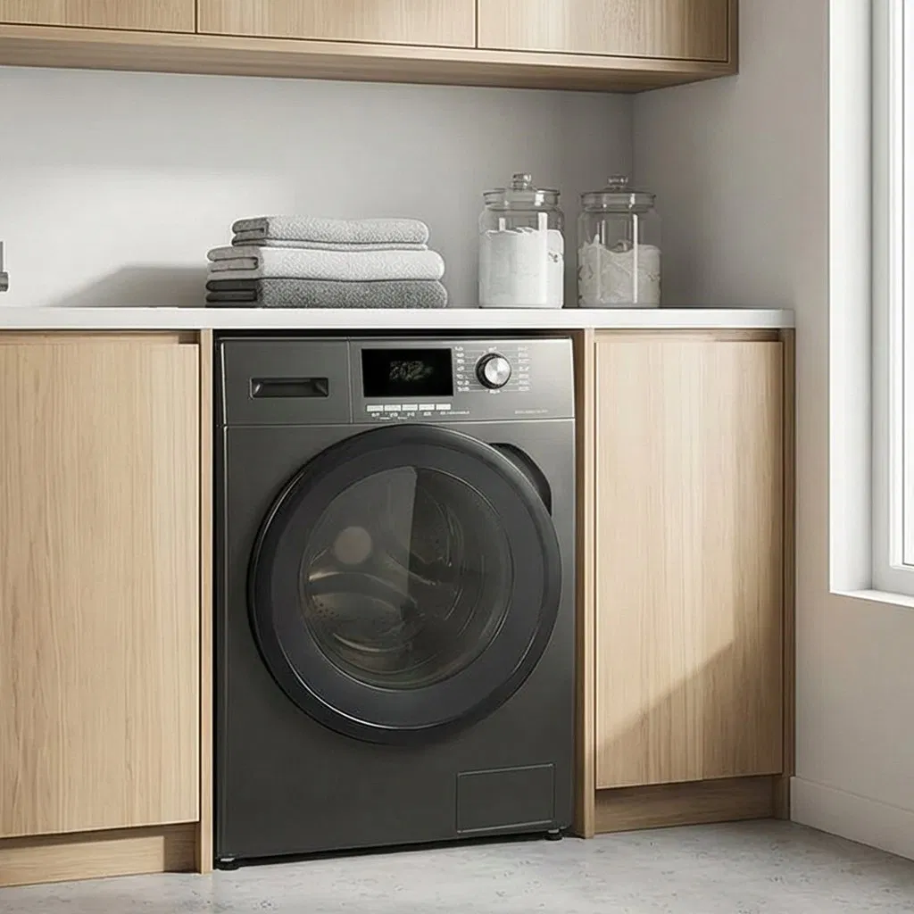 High-Efficiency Automatic Front Load Washer with BLDC Inverter Technology