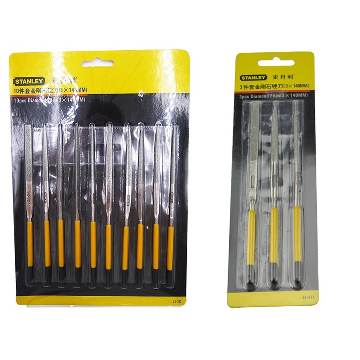 Hand Files, Needle File Hand Metal Hardened Alloy Strength Steel Set Includes Flat Warding Square Triangular Round and Half-Round File