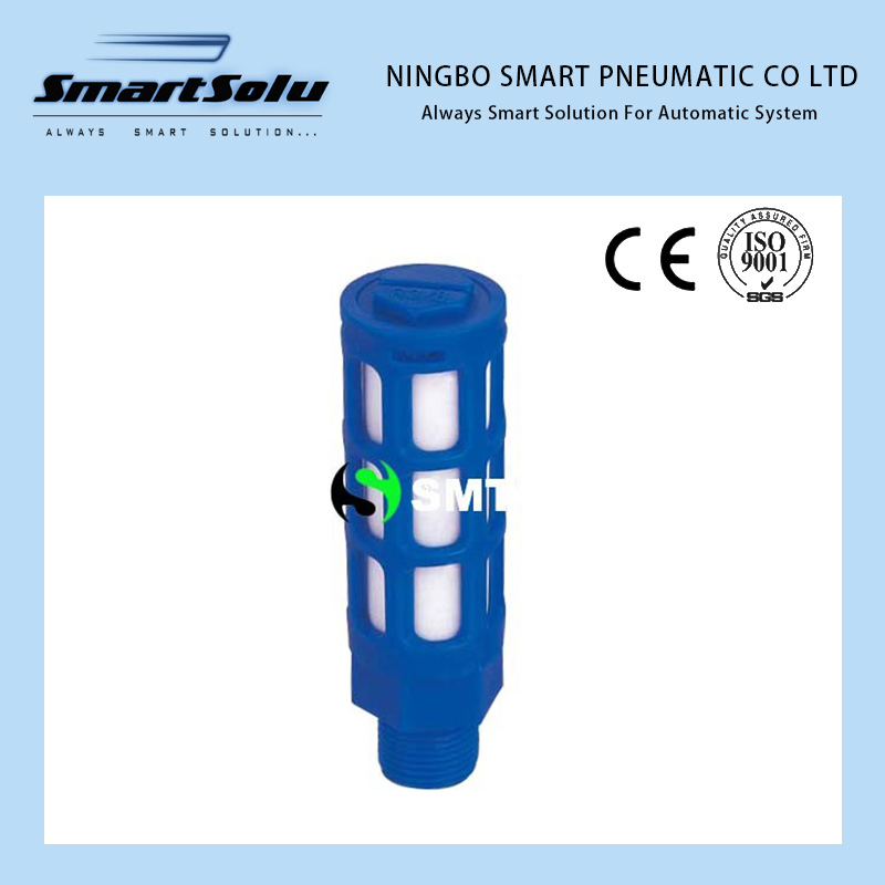 Пневматический глушитель PUL-03 3/8" BSP, синий