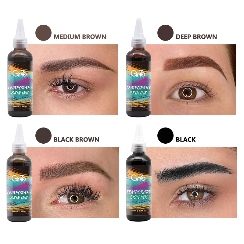 Brown Eyebrow Tint Gel Makeup Eye Brow Enhancers Henna