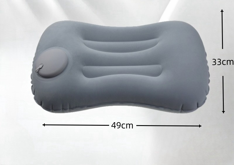 Custom Inflatable Travel Pillow - Portable Camping & Airplane Support Cushion