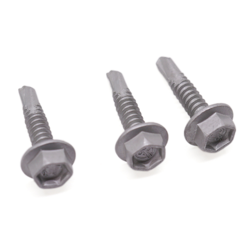 Fastener Custom Drill Point Hex Drive Zinc Plated Finish Pack Screw Metal Machine for Self-Tapping Screws