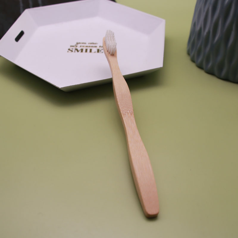 Eco-Friendly Bamboo Toothbrush for Hotels 100% Biodegradable Zero Plastic Custom Logo Available