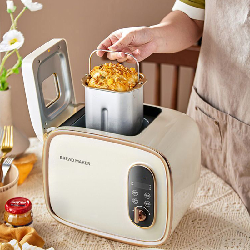 Fully Automatic Home Bread Maker Machine with 13 Touch-Screen Menus