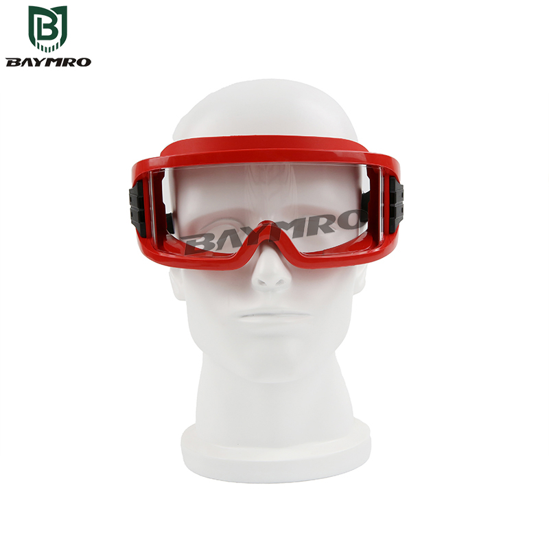 PC Clear Lens Headband Fire Retardant Firemen Safety Glasses Fire Fighting Goggles En166
