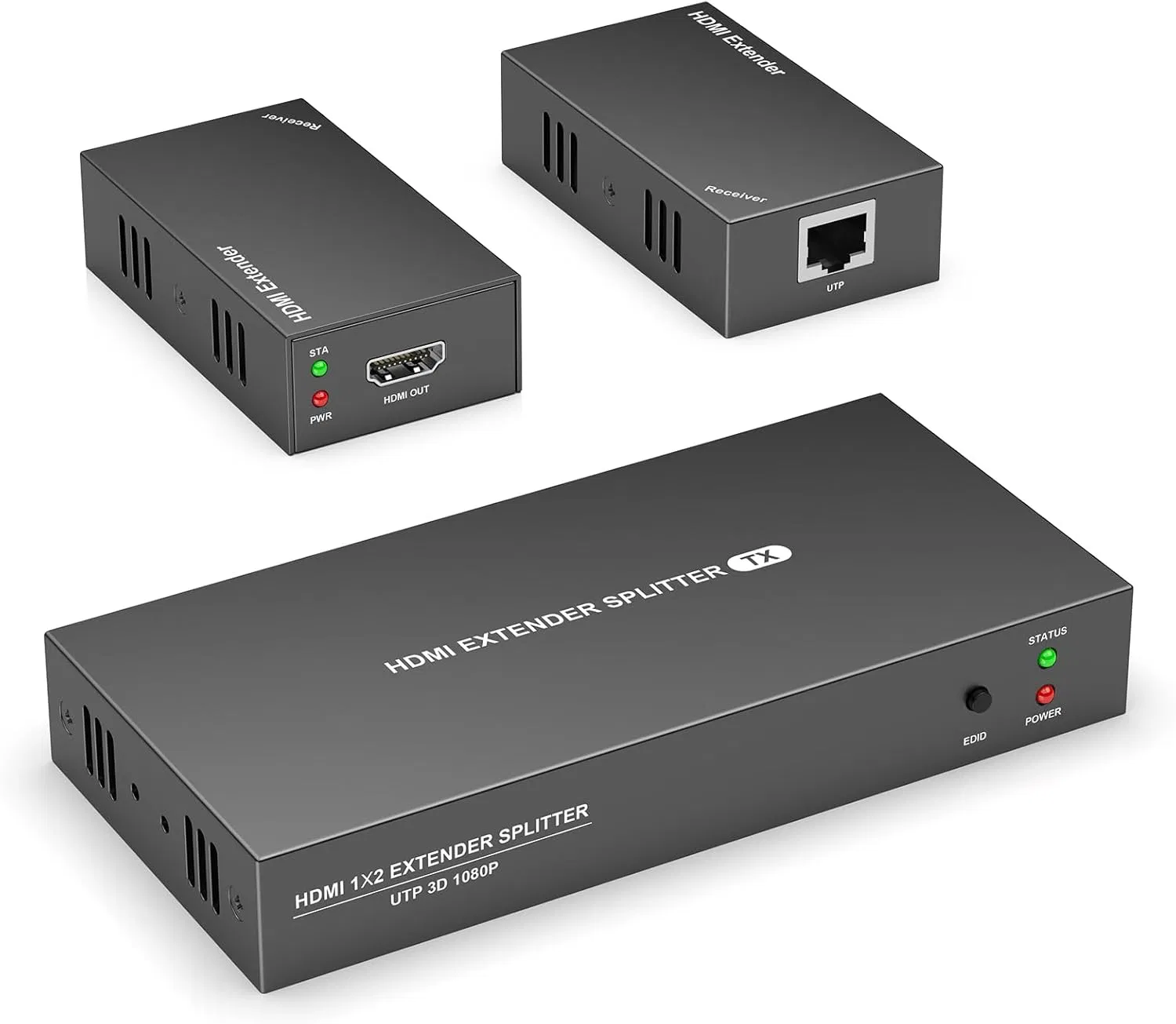 HDMI Extender Splitter 1X2, 1X4, 1X6, 1X8, 1X10, 1X12, 1X16