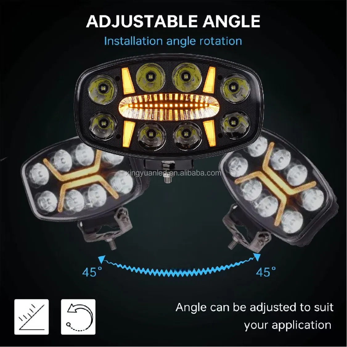 Европейская противотуманная фара 4000 лм IP68 для внедорожников