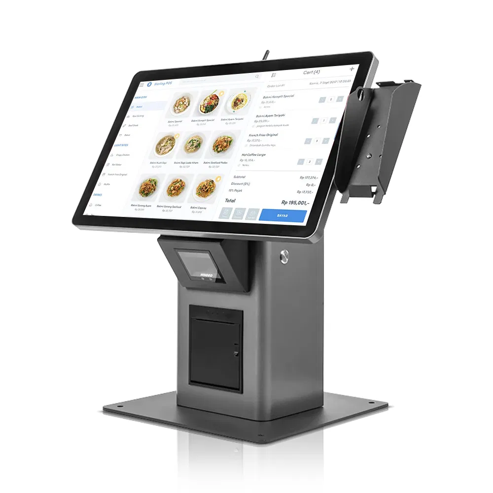 Payment Kiosks Touch Screen Kiosk 21.5 Inch Wall-Mounted POS Machine