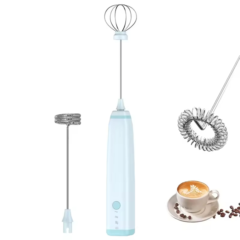 Electric Milk Foamer a Milk Frother Battery Operated Coffee Frother for Milk Foaming Latte Cappuccino Frother
